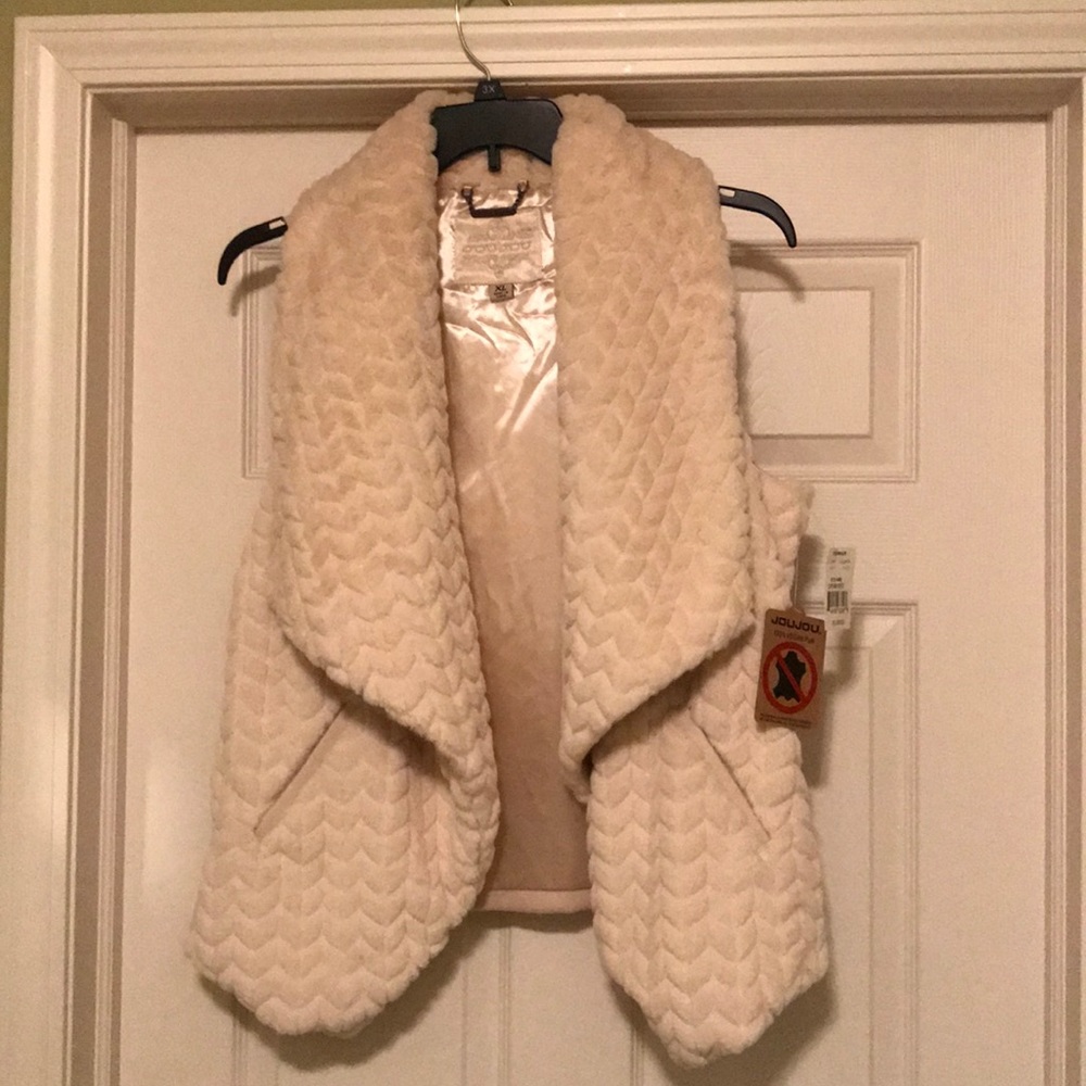 Faux fur vest